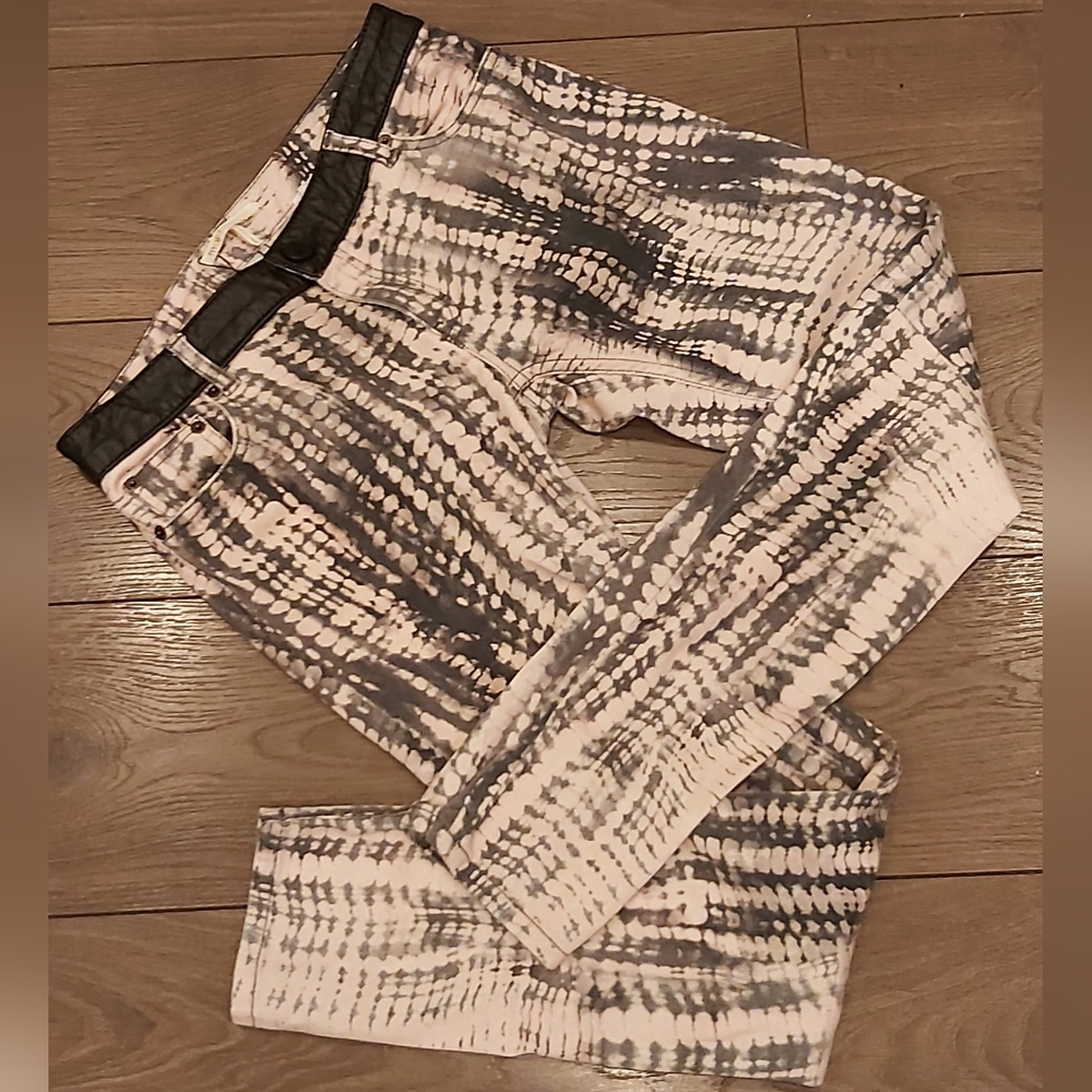 Maje tie-dye low rise skinny jeans - Picture 3 of 8